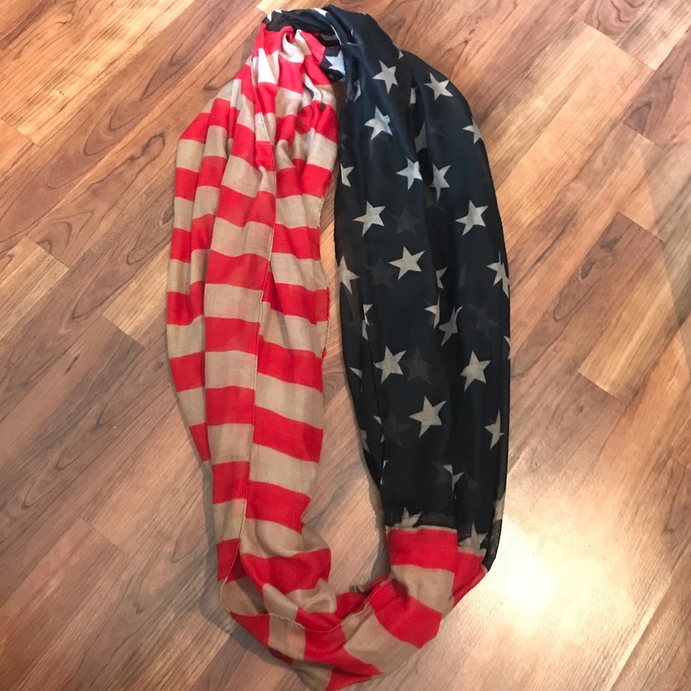 Infinity American Flag Scarf